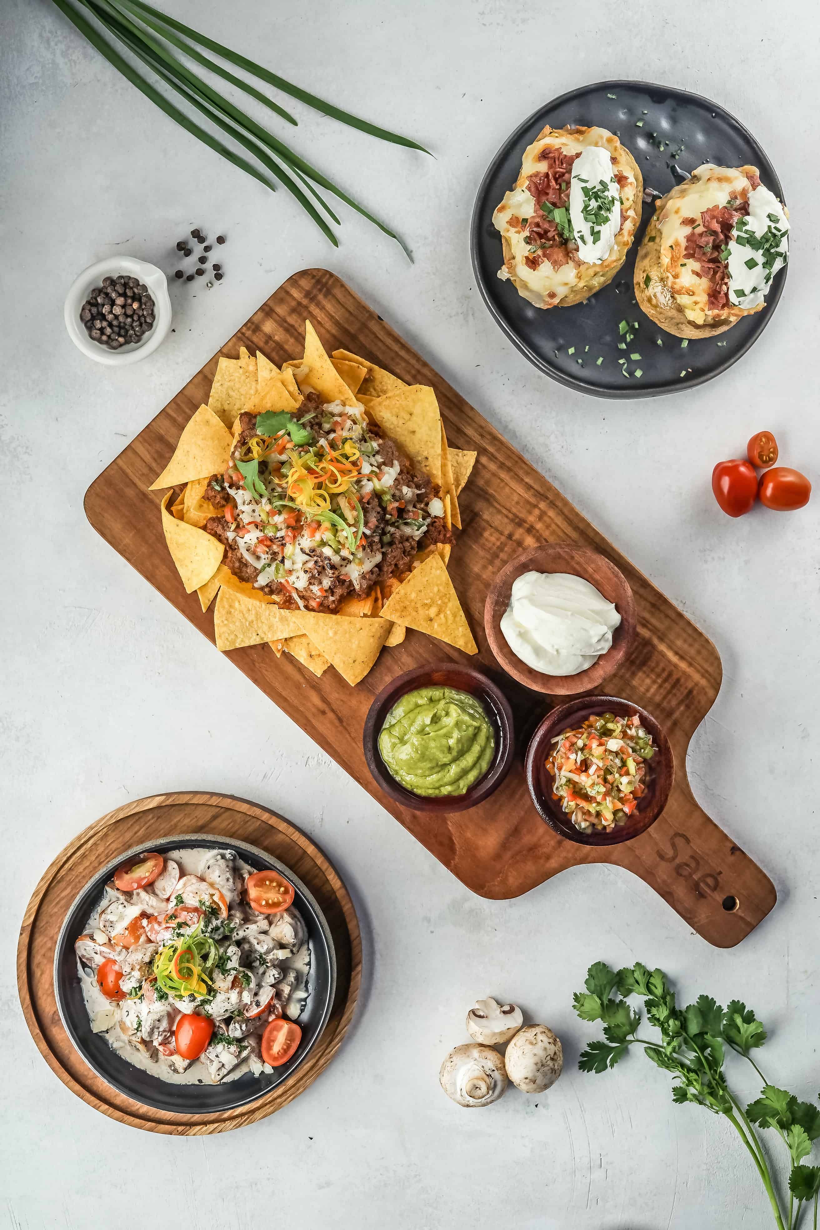 Nacho dinner in Tulum