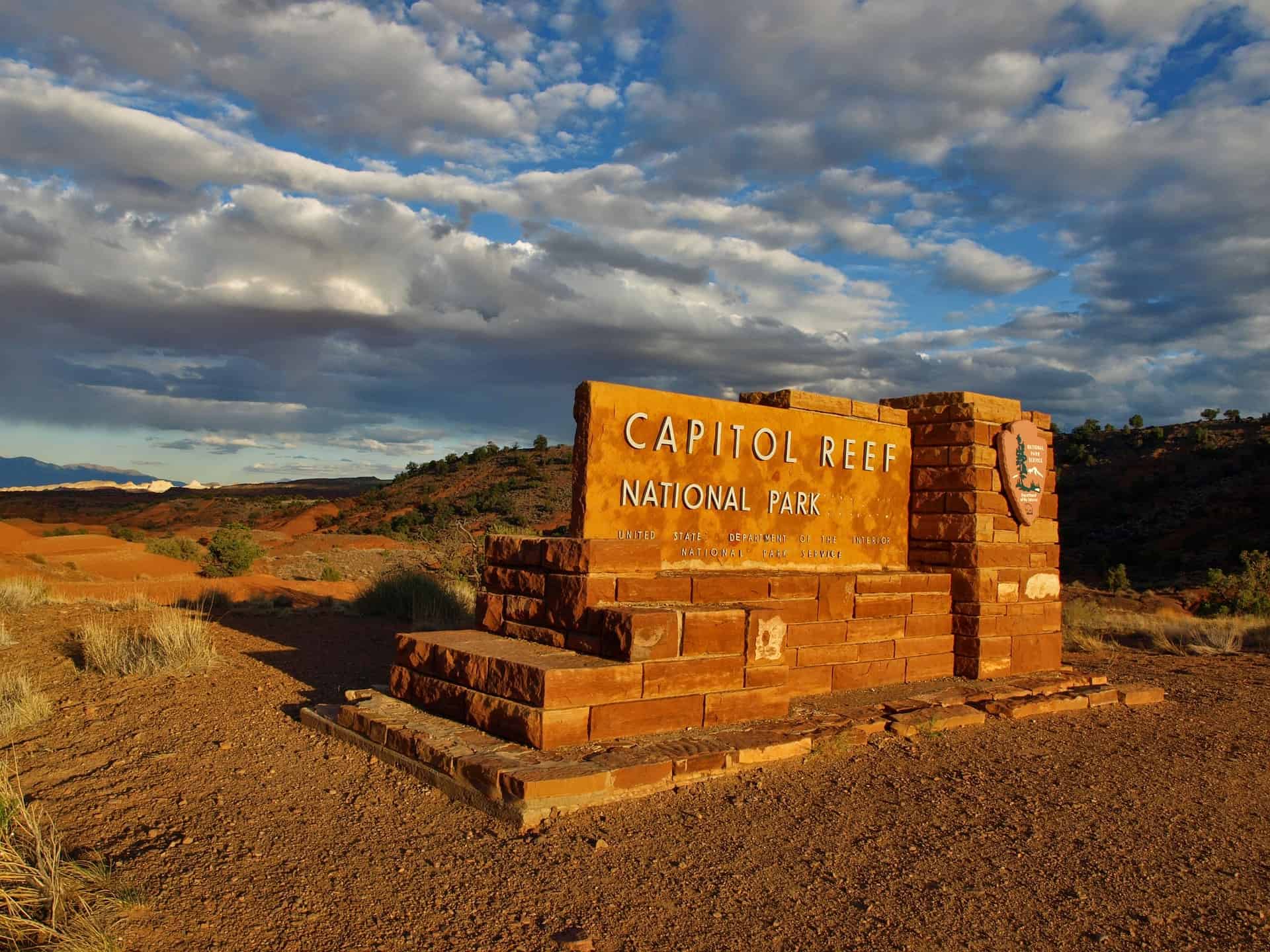 capitol reef sign