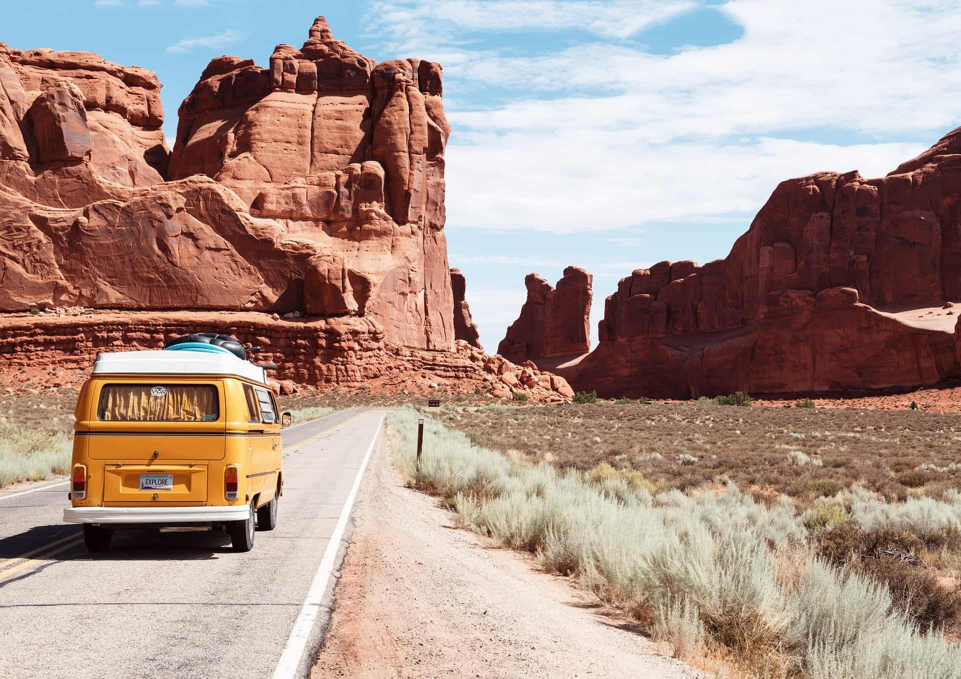 van national park utah