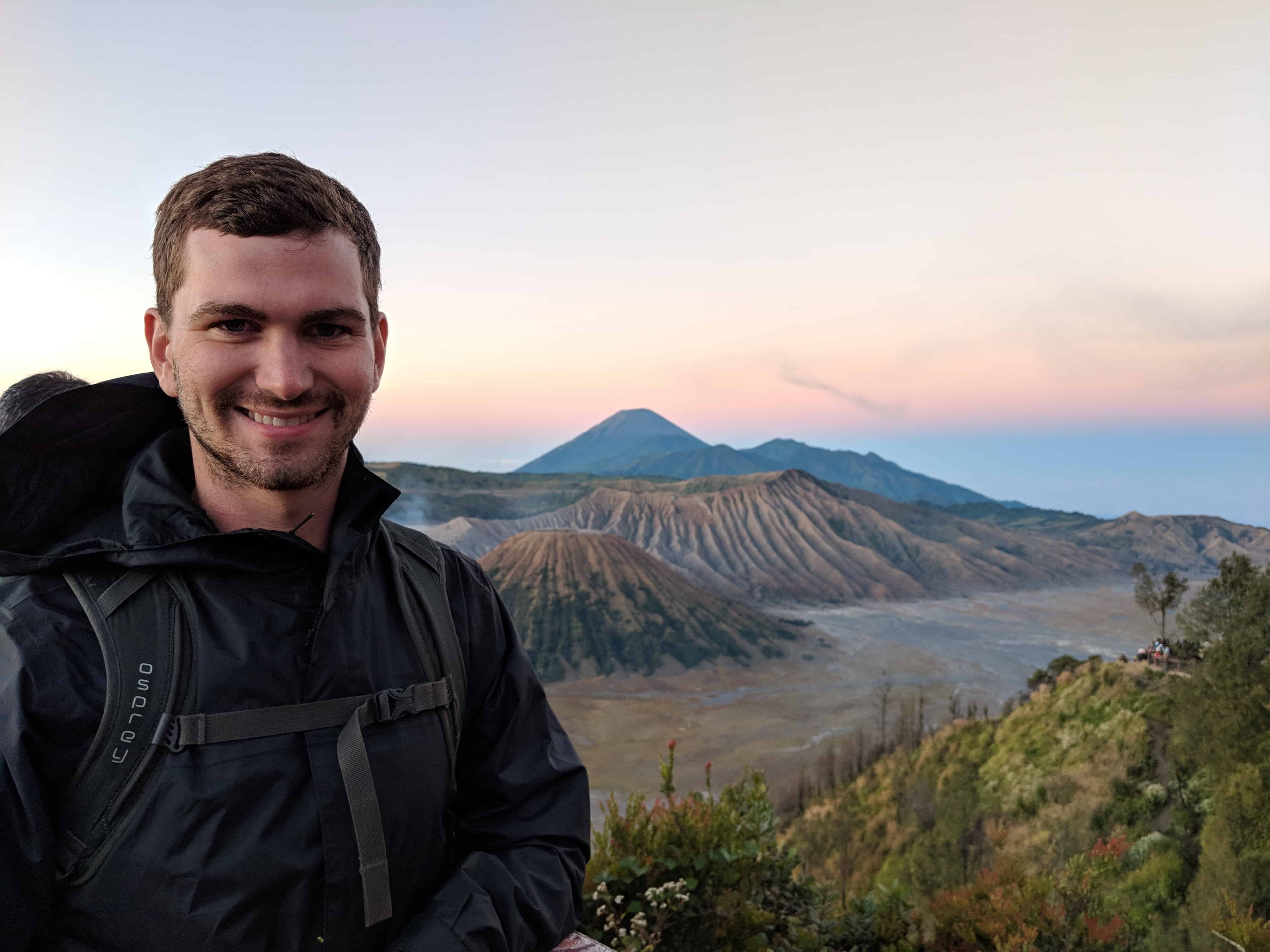 Waking up at 2am to climb Mount Broma in Indonesia